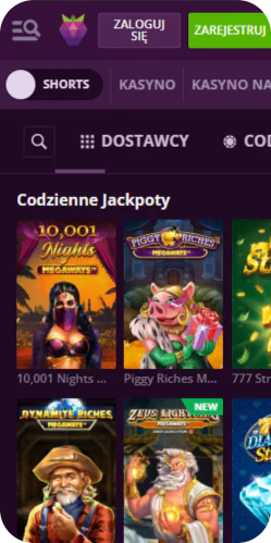 Aplikacja Malina Casino Jackpot